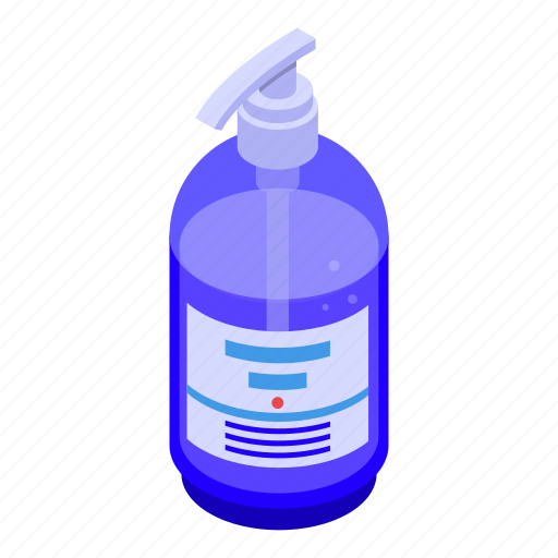 Hygiene, solution, isometric icon - Download on Iconfinder