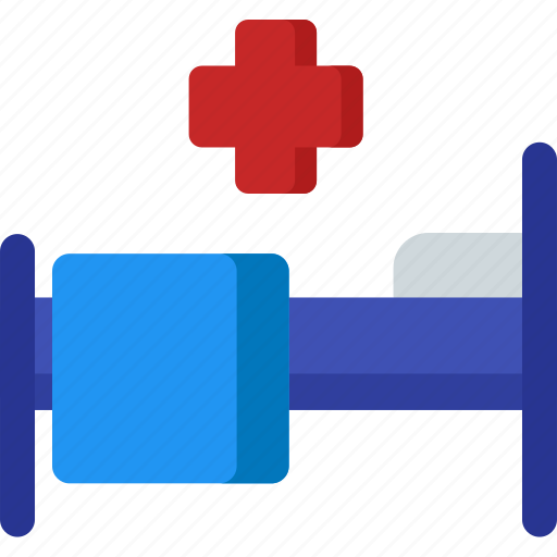 Bed, hospital, clinic, emergency, health, healthcare, treatment icon - Download on Iconfinder