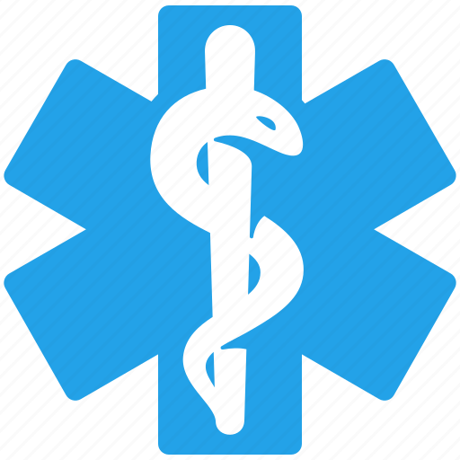 Emergency, healthcare, star of life icon - Download on Iconfinder