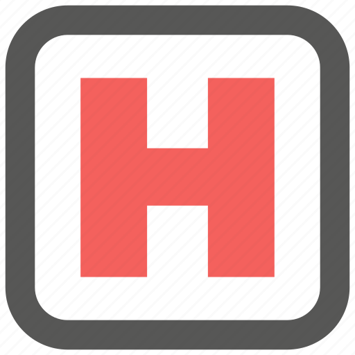 Hospital, sign, clinic, helipad icon - Download on Iconfinder