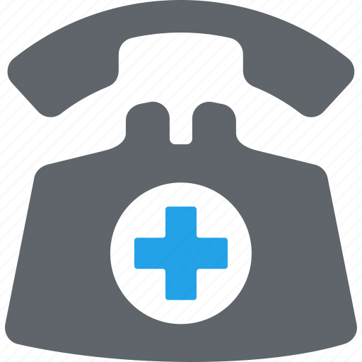 Doctor on call, medical assistance, telephone icon - Download on Iconfinder