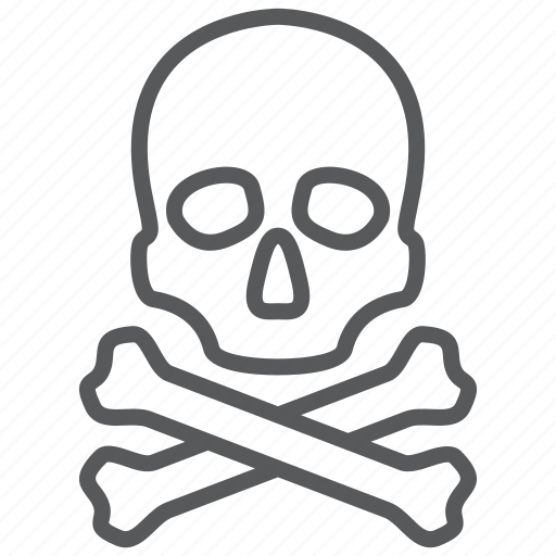 Crossbones, bones, dead, death, halloween, skeleton, skull icon - Download on Iconfinder