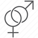 gender, female, male, sex, sign, man, woman