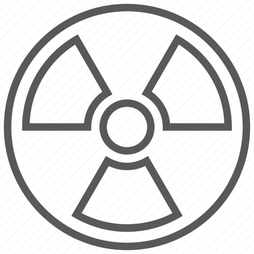 Radiation, danger, hazard, nuclear, radioactivity, sign icon - Download on Iconfinder