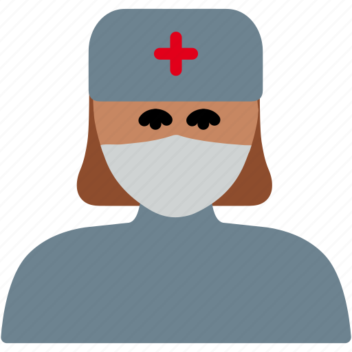 Nurse, healthcare, hospital, medical, women icon - Download on Iconfinder