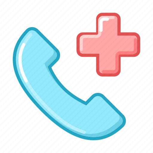 Emergency, call, medicine, hospital, healthcare, communication icon - Download on Iconfinder