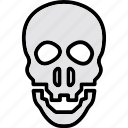 death, skeleton, skull, attention, danger