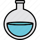 flask, chemistry, experiment, flask tube, lab, research, science