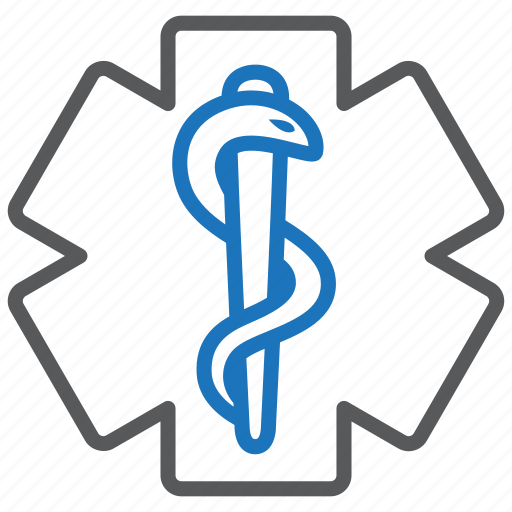 Healthcare, medical, star of life icon - Download on Iconfinder