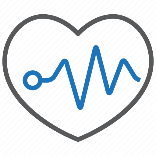 Cardiogram, heart health, heartbeat icon - Download on Iconfinder