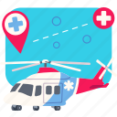 ambulance, helicopter, vehicle, medical, transport, emergency, help, healthcare