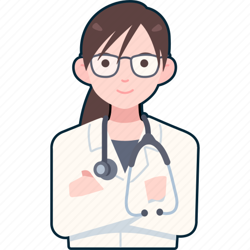 Avatar, woman, doctor, hospital, medical, clinic, profile icon - Download on Iconfinder