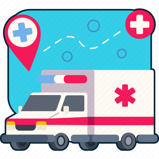 Ambulance, healthcare, medical, emerhency, car, transport, vehicle icon - Download on Iconfinder