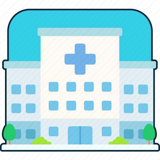 Hospital, medical, clinic, building, healthcare, emergency, tower icon - Download on Iconfinder