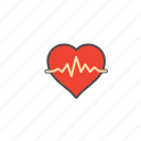 heartbeat, cardiogram, ecg, electrocardiogram, lifeline, pulsation