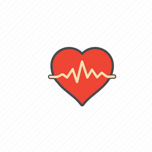 Heartbeat, cardiogram, ecg, electrocardiogram, lifeline, pulsation icon - Download on Iconfinder