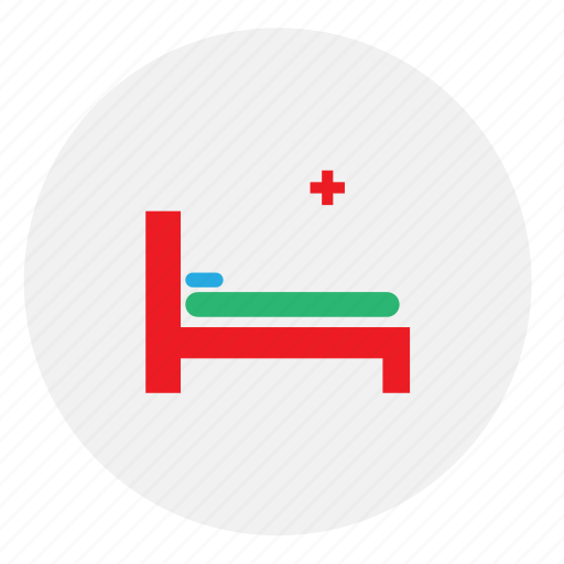 Hospital, bed, medical, health, health care, clinic, emergency icon - Download on Iconfinder