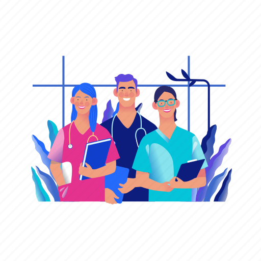 Medical, manager, doctor, team, administrator, pharmacist, woman illustration - Download on Iconfinder