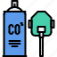 consumables, cylinder, instrument, mask, medical, medicine, oxygen, tool 