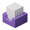 box, paper, document, folder, archive