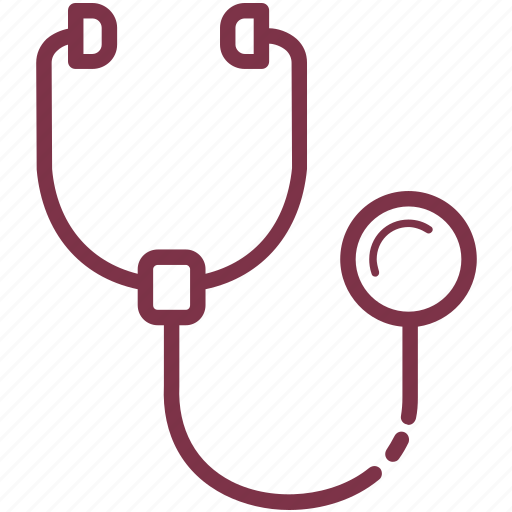 Medical, stethoscope, care, clinical, medicines, medical stroke icon - Download on Iconfinder