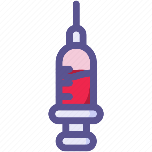 Injection, syringe, vaccine, hospital, blood, medicine, doctor icon - Download on Iconfinder