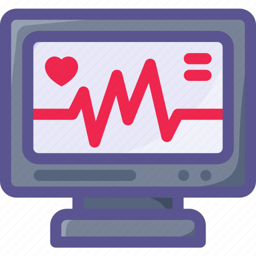 Ecg, monitor, ecg monitor, heartbeat, hospital, treatment, heart rate icon - Download on Iconfinder