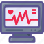ecg, monitor, ecg monitor, heartbeat, hospital, treatment, heart rate, heart rate monitor, medical 