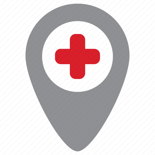 Clinic, hospital, location, medical icon - Download on Iconfinder