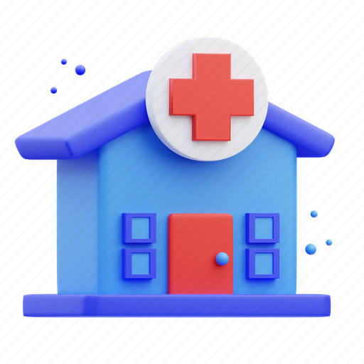 Hospital, care, medical, medicine, doctor, health, clinic 3D illustration - Download on Iconfinder