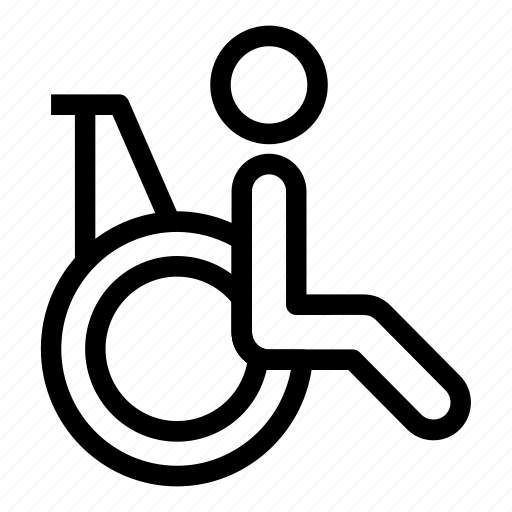 Disability, medical, wheel chair icon - Download on Iconfinder