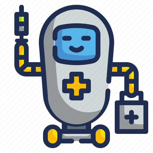Assistant, healthcare, medical, nurse, robot, technology icon - Download on Iconfinder
