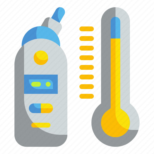 Digital, healthcare, medical, technology, thermometer, tool icon - Download on Iconfinder