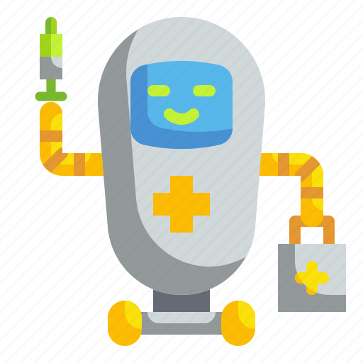 Assistant, healthcare, medical, nurse, robot, technology icon - Download on Iconfinder