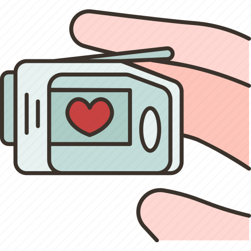 Heart, rate, monitor, pulse, device icon - Download on Iconfinder