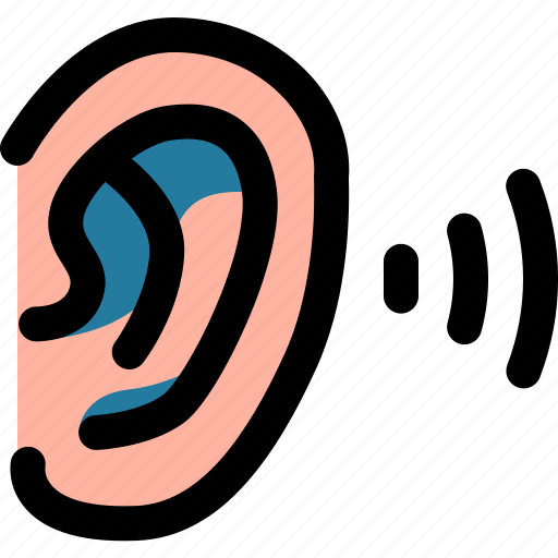Audible, deaf, ear, hear, listen, silence, sound icon - Download on Iconfinder