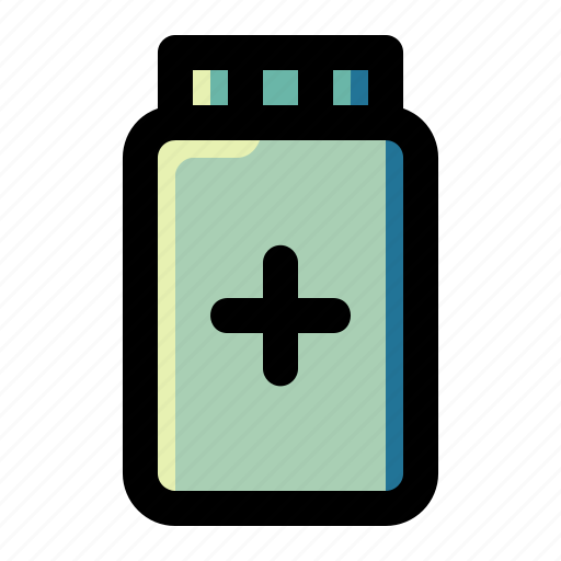Container, drug, medical, medicine, pharmacy, pills, treatment icon - Download on Iconfinder