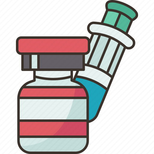 Vaccine, vial, injection, drug, shot icon - Download on Iconfinder