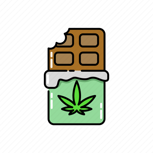 Chocolate, cannabis, weed, marijuana, hemp, cbd icon - Download on Iconfinder