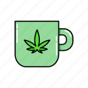 mug, cannabis, weed, marijuana