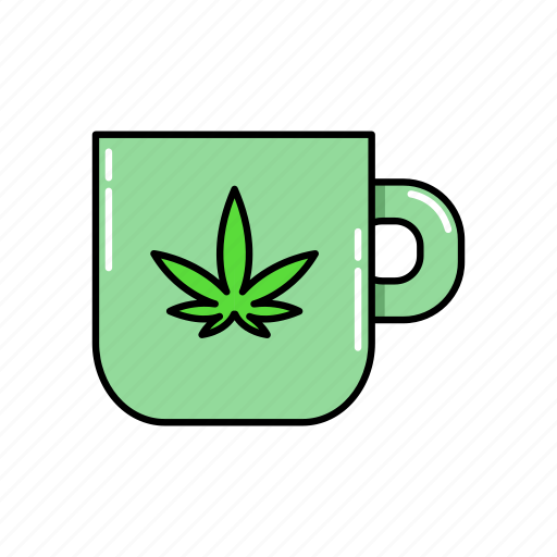 Mug, cannabis, weed, marijuana icon - Download on Iconfinder