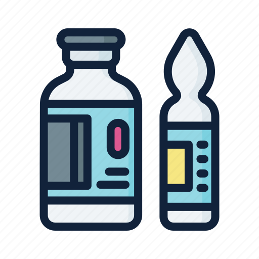 Ampoule, antibiotic, drug, injection, medication icon - Download on Iconfinder