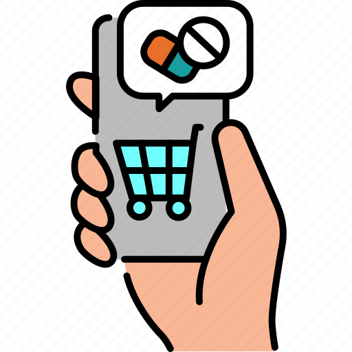 Purchase, pharmacy, smartphone, online icon - Download on Iconfinder