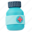 pill, bottle, water, medicine, capsule, medical, pharmacy, drug, health 