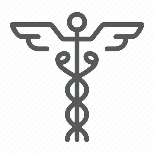 Caduceus, health, hospital, medical, pharmacy, sign, snake icon - Download on Iconfinder