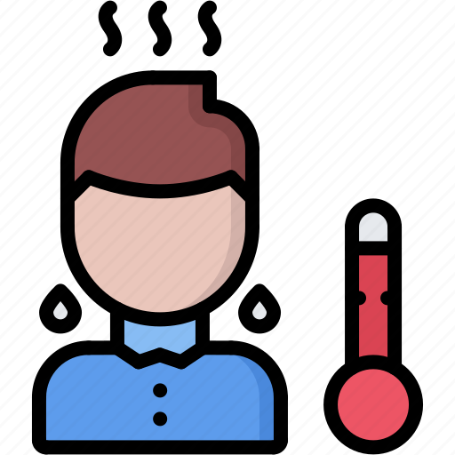 Heat, man, medical, medicine, pharmacy, temperature, treatment icon - Download on Iconfinder