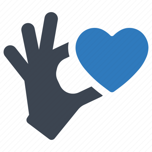 Heart, love, volunteer, hand, healthcare icon - Download on Iconfinder