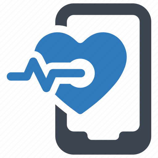 App, apps, mobile, heart, mobile medical icon - Download on Iconfinder