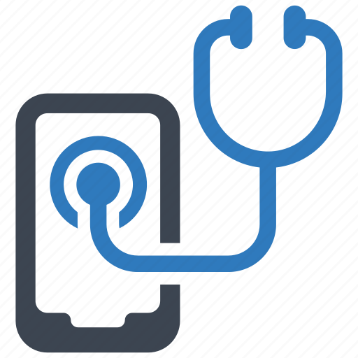 Stethoscope, mobile, medical, app, mobile medical icon - Download on Iconfinder