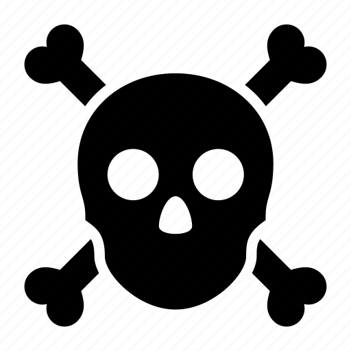 Anatomy, crossbones, poison, skull, warning, caution, danger icon - Download on Iconfinder